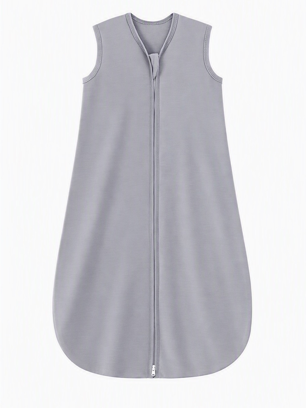 10/$15 Gray Cotton Zip-Up Sleep Sack 0-3